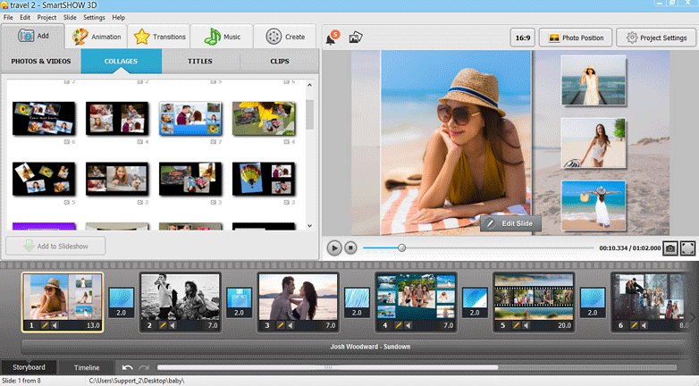 Photo & video collages